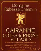 Cairanne-RabasseCharavin