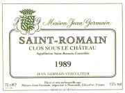 StRomain-ClosSousChateau-JGermain